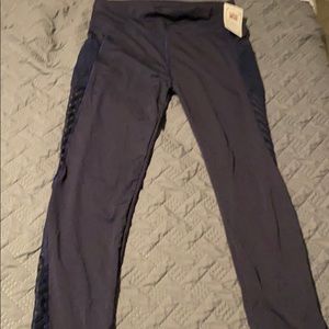 Lida mesh leggings navy colored